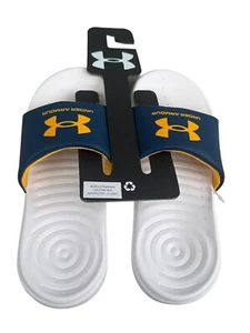 Under Armour 3023789 Kids UA Ansa Fixed Strap Slides Athletic Flip Flops 3Y New - Picture 1 of 5