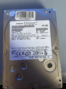 Hitachi 1 Tb 7200 RPM Hard Disk Drive. Tested And Working - Picture 1 of 3
