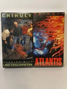 Neu 2er Set VHS Chihuly Dokumentarfilme auf handgeblasenem Glas Meisterschaft - Vintage - Bild 1 von 5