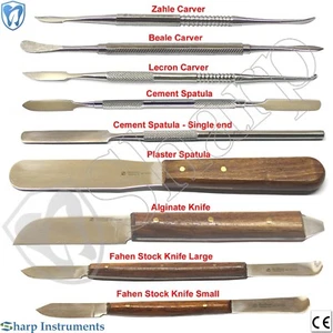 Dental Waxing Knives Cement Spatula Zeahle Beale Frahm Wax Carver Laboratory Kit - Bild 1 von 19
