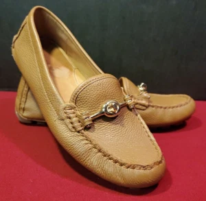 Coach Women’s Arlene SZ 9 B Leather Turnlock Leather Driving Moccasins Loafers - Picture 1 of 13