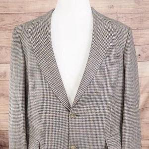 ABRIGO DEPORTIVO BLAZER PATA DE GALLO VINTAGE BROOKS BROTHERS 23,5X29,5 SIN ETIQUETA DE TALLA - Imagen 1 de 12