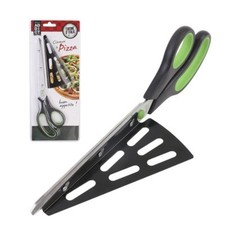 Practical Stainless Steel Detachable Pizza Cutter Slicer Scissors Kitchen Tool