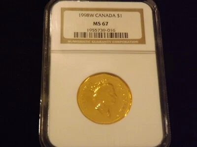 1998  $1                 Canada             NGC    MS 67 - Image 1 of 2