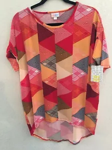 Süße LuLaRoe Irma, Größe XXS, orange, weiß, rot mehrfarbig - Bild 1 von 2