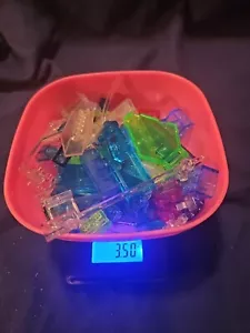 Assorted Colored / Clear Translucent LEGO Bricks & Blocks - 3.50oz - Picture 1 of 16