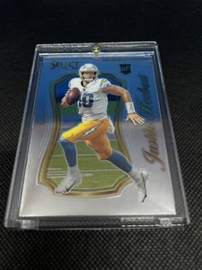 JUSTIN HERBERT 2020 PANINI SELECT CERTIFICATO LOS ANGELES Rookie CARD come nuovo! - Foto 1 di 2