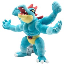 Xmas Holiday Gift Machamp Feraligatr Plush Toy Pokemon Stuffed Figure 12'' Doll