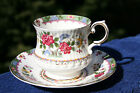 Queen's Rosina China Co Flower of Amaran Tea Cup With Saucer