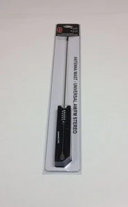 16" METAL UNIVERSAL AM/FM CAR AUDIO STEREO CHROME ANTENNA MAST ADAPTERS ANT-1222 - Bild 1 von 3