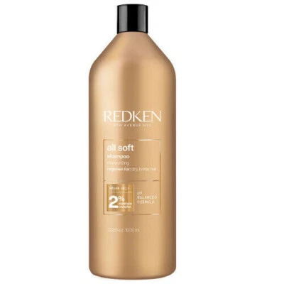 REDKEN ALL SOFT SHAMPOO 1000ml SPECIAL SIZE - Image 1 of 2