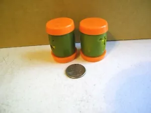 Vintage St. Labre Indian School Ashland MT 2” Plastic Salt & Pepper Shakers - Picture 1 of 4