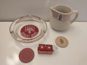 Beverly Hills NKY & Lookout House Group of Chips, Dice, Creamer & Ashtray - Picture 1 of 4