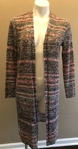 Long Cardigan Sweater By Pink Republic Womens Size Small Open Front - Picture 1 of 12