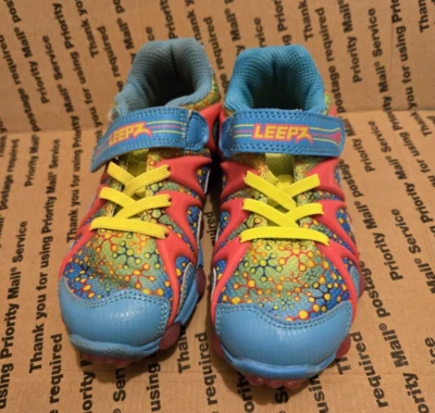 Zapatos Atléticos Stride Rite Leepz Bebé Niña Azul y Rosa Talla 10M (GUC) Foto 1 de 4