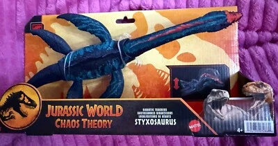 MATTEL JURASSIC WORLD CHAOS THEORY GIGANTIC TRACKERS STYXOSAURUS NIB New - Image 1 of 4