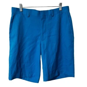 Louis Raphael Men's Bermuda Golf Shorts Teal Size 32 Pre-Owned Outdoor Casual - Picture 1 of 7