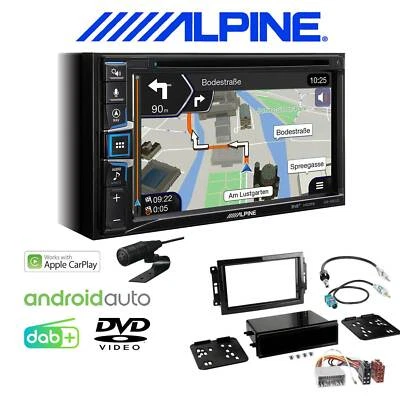 Alpine Autoradio Apple CarPlay Android für Jeep Commander, Compass 2006-2010 - Bild 1 von 4