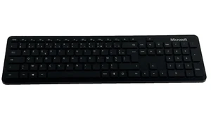 Microsoft Bluetooth Keyboard, Schwarz Französiches Layout AZERTY - Bild 1 von 2