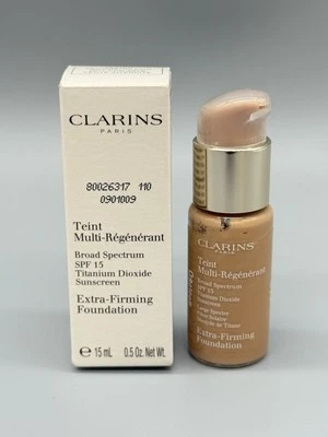 Base de protección solar Clarins dióxido de titanio extra reafirmante 110 miel 0,5 oz Foto 1 de 4