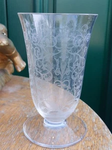 Baccarat Vase Cristal Dégagé à l'acide signé - Imagen 1 de 5