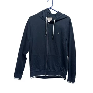 Penguin Original Full Zip Hoodie Blau Größe L - Bild 1 von 10