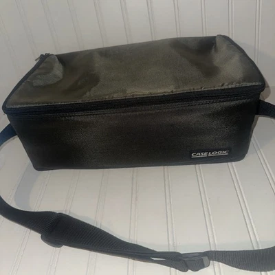 VTG Case Logic 60 Cassette Tape Case Double Sided Storage Portable with Strap - Image 1 of 4