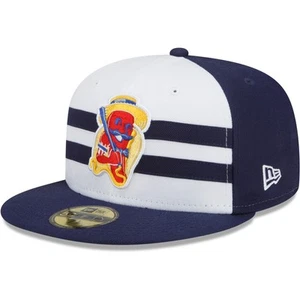 Men's New Era White/Navy Brooklyn Cyclones Coney Island Franks Theme Night - Picture 1 of 6