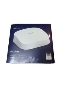 eero Pro 6 Tri Band Mesh Wi-Fi Router • Fast & Reliable Gigabit Speeds New - Picture 1 of 5