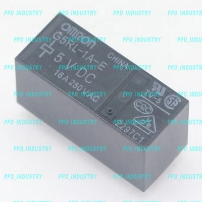 NEW OMRON  G5RL-1A-E-5VDC 5V 6pins 16A 250VAC Relay - Image 1 of 4