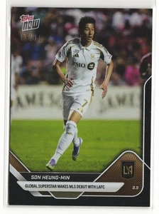2025 Topps NOW Son Heung-Min #73 Superstar MLS Debut LAFC Black Foil /10 - Picture 1 of 2