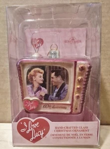 Kurt Adler I Love Lucy Ricky Television 60th Anniversary Glass Ornament 2.5 Inch - Picture 1 of 5