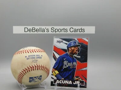 2021 TOPPS FIRE Ronald Acuna Jr. #100 Atlanta Braves - Image 1 of 2