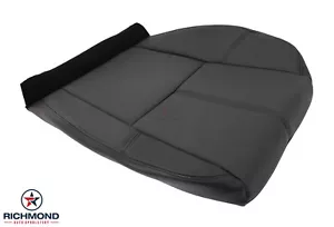 Chevy Tahoe Suburban LT 2007-2014 LS-Driver parte inferior lateral cuero cubierta de asiento negra - Imagen 1 de 12