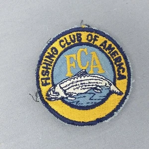 Fishing Club of America FCA Anglers Outdoors Association Round Club 3" Patch - Picture 1 of 2