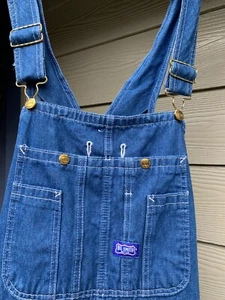 Big Smith USA Overall Carpenter Blue Jeans 46 x 30 100% Baumwolle - Bild 1 von 10