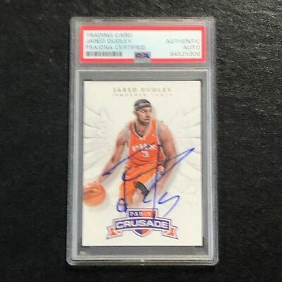 2012-13 Panini Crusade #37 Jared Dudley Signed Card AUTO PSA Slabbed Suns - Image 1 of 2