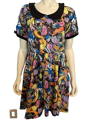 NWT Cartoon Network Adtime Short Sleeve Collared Dress Size  XL - Image 1 of 4