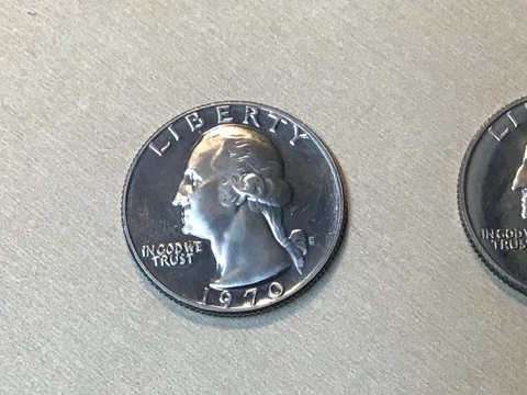 1970-S Proof Washington Quarter Cover