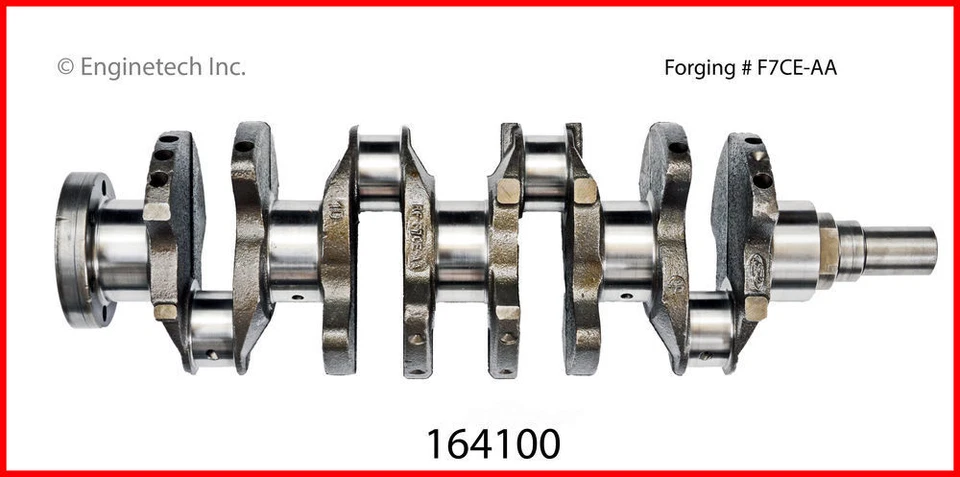Комплект коленчатого вала двигателя ENGINETECH, INC. 164100 - Изображение 1 из 3