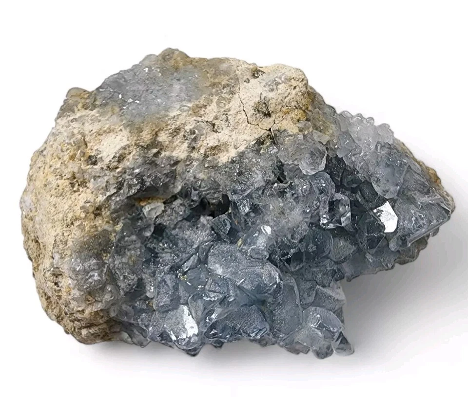 Blue Celestite Crystal Natural Specimen Madagascar 180.4 grams. Angel Stone - Image 1 of 1