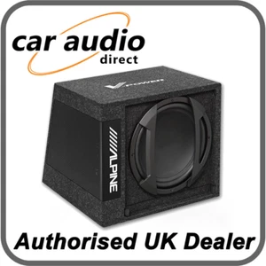 Alpine SWD-355 12" 30cm 650W Amplified Bass Reflex Subwoofer with Enclosure - Picture 1 of 1