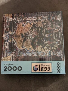 Springbok Glorious Glass 2000 Piece Jigsaw Puzzle Factory Sealed Box/Was - Picture 1 of 1