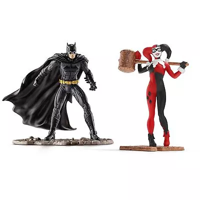 Paquete de figuras de juguete de colección Schleich 22514 DC Comics Batman vs. Harley Quinn Foto 1 de 2
