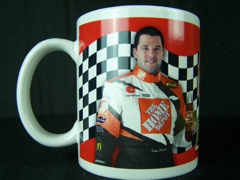 Tony Stewart #20 Home Depot "Coca Cola offical soft drink of NASCAR" Coffee mug Cover