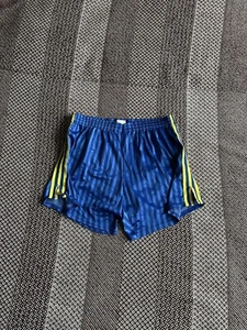 Adidas Made In France Vintage Shorts 80s Polyester Retro Size Medium - Picture 1 of 10