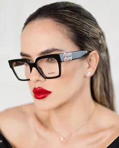 Brand New 2025 Miu Miu Authentic Eyeglasses MU 04UV 1AB-1O1 Rx Authentic Frame S - Picture 1 of 23