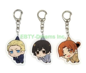 Set of 3 Hetalia Axis Powers Acrylic Keychain North Italy, Germany, Japan v3 - Picture 1 of 2