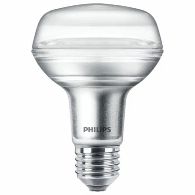Philips LED 8W = 100W ES/E27 R80 Glass Reflector Spot, Warm White (non-dimmable) - Image 1 of 3
