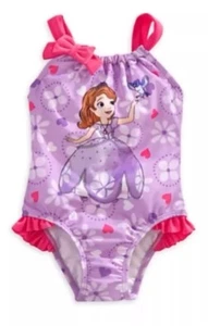 Disney Store Sofia The First Swim Suit Beach Bathing Suit Size 2 Girls - Picture 1 of 2